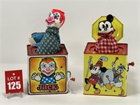 Vintage Mattel Jack in the Box & Carnival