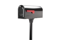 W7049  ARCH MAILBOXES MAILBOX  POST BLK Pack of