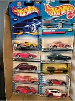 Flat of Hot Wheels