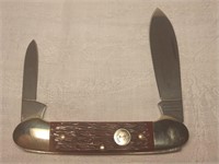 Boker 135th Anniv Red Bone Knife - German