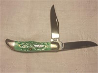 Green Bone Case XX 2 Blade Knife - Small