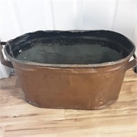 Huge Copper oval pot