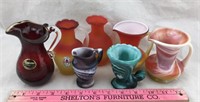 Pilgrim Glass & Kanawha Glass Tiny Pitchers