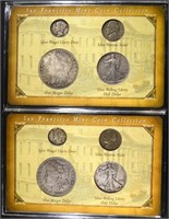 (2) San Francisco Mint Coin Collections
