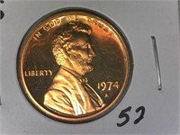 1974-S Proof Lincoln Wheat Cent