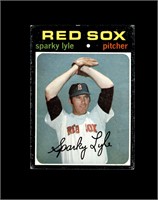 1971 Topps High #649 Sparky Lyle SP VG to VG-EX+
