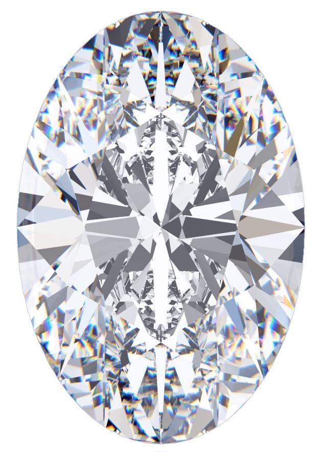 Oval 2.50 carats E VS1 Certified Lab Diamond