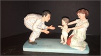 Norman Rockwell "Baby's First Step" Porcelain