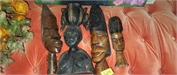 Wooden Island African Figures