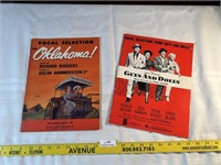 Vintage Sheet Music Oklahoma Guys & Dolls