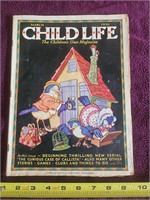 Vintage March 1934 Child Life Magazine