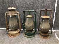 Old Oil Lamps Bundle 3
