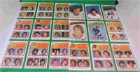 18x 1976-77 O-Pee-Chee Hockey Cards Bucyk Ratelle