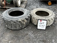 (2) Skid Steer Tires