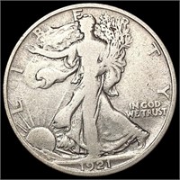 1921-D Walking Liberty Half Dollar NICELY