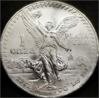 1982 Mexico 1oz .999 Silver Libertad BU