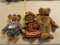 (3) Boyds Archive Collection Bears