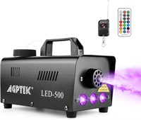 AGPTEK Fog Machine with LED, Wireless Remotes