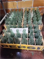 Coca-Cola bottles (72) in Pepsi crates (Ohio)