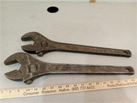 J.H. Williams & Co. crescent wrenches, made in