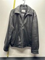 Hathaway size, large leather jacket