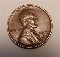 OF) 1959 D Lincoln cent. 1959 was the 1st year