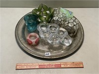 GREAT MIXED DECOR LOT INCL SERVING TRAY