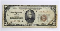 1929 U.S. FEDERAL RESERVE NOTE OF CHICAGO IL