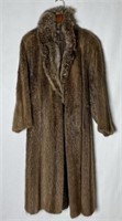 FULL LENGTH NUTRIA & RACCOON COAT