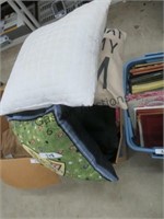 PILLOWS AND ASSORTED ITEMS