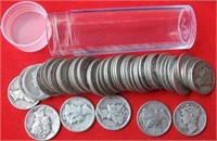 $5 Roll of Mixed Date Mercury/Winged Liberty Dimes