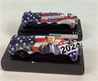 Pocket Knives with Trump 2024 Graphics includes