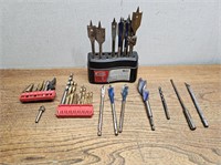 Various DRILL Bits + Router Bits