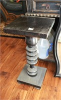 Antique Black Wooden Stand