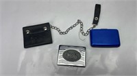 Two wallets and cigarette case