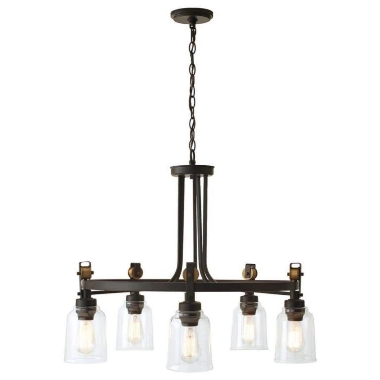 Knollwood 30 in. 5-Light Chandelier