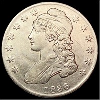 1836 Capped Bust Half Dollar CLOSELY UNCIRCULATED