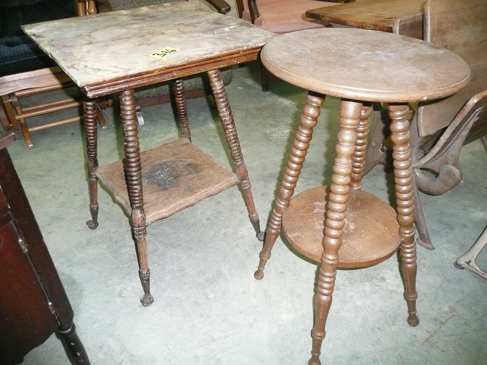 Vintage Tables NEED REFINISHING