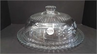 CAKE PLATE WITH GLASS DOME