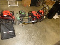 4 LAWNMOWERS ALL AS-IS FOR PARTS OR REPAIR