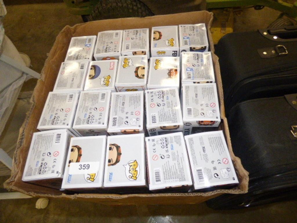 LARGE CASE OF NEW POP TOYS