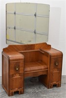 Vintage Waterfall Vanity 43" w/ Mirror