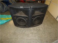 2 LARGE SPEAKERS