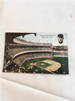 National league baseball park New York postcard