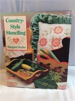 Country style stenciling book