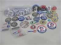 Assorted Vtg Political Pins