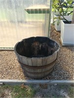 Half barrel planter 18x26