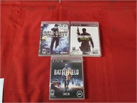(3)Call of duty PS3 PlayStation games.