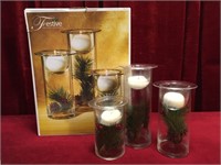 3pc Christmas Candle Set