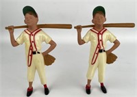 (2) 1958-1962 Hartland Baseball Little Leaguers